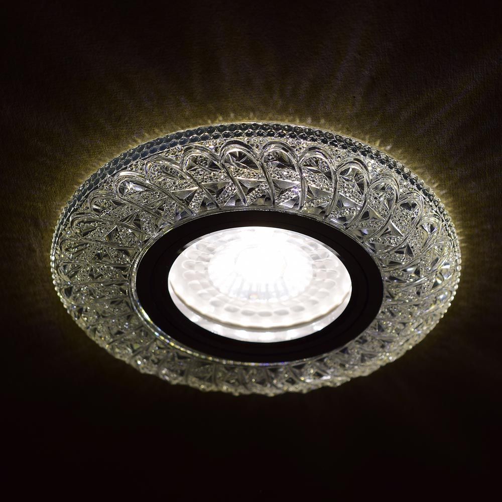 КРИСТАЛНА ДЕКОРАТИВНА ЛУНА GEM SL410 LED ∙ 3W ∙ 4000K / 003528