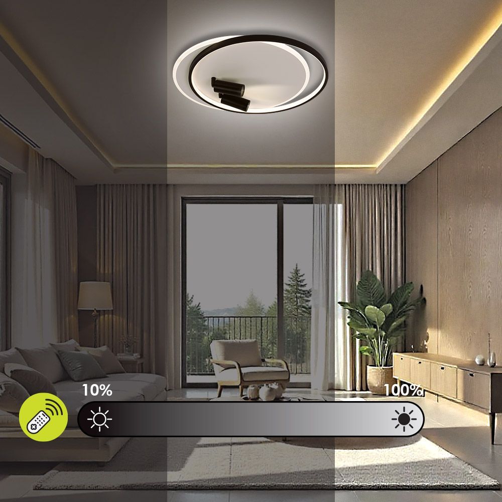 МУЛТИФУНКЦИОНАЛНА LED ПЛАФОНИЕРА С ДИСТАНЦИОННО ARAGON LED ∙ 86W ∙ CCT ∙ 3000-6000K / 005153