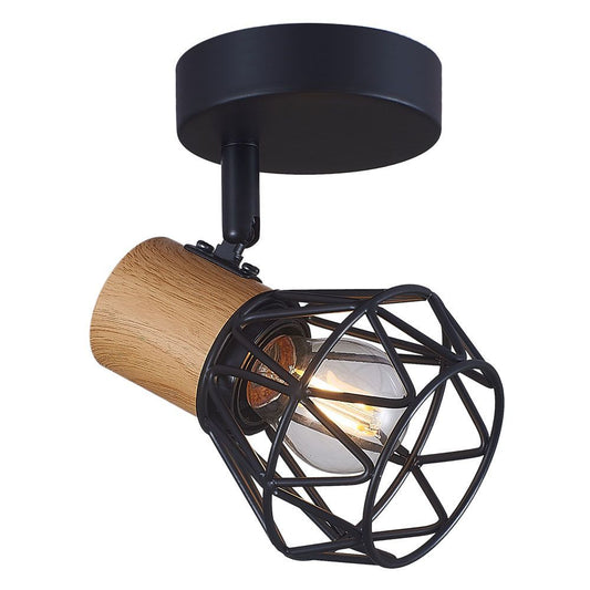 СПОТ FRODO ∙ SP794 ∙ 1XE27 ∙ МЕТАЛ ∙ ЧЕРЕН / 005088