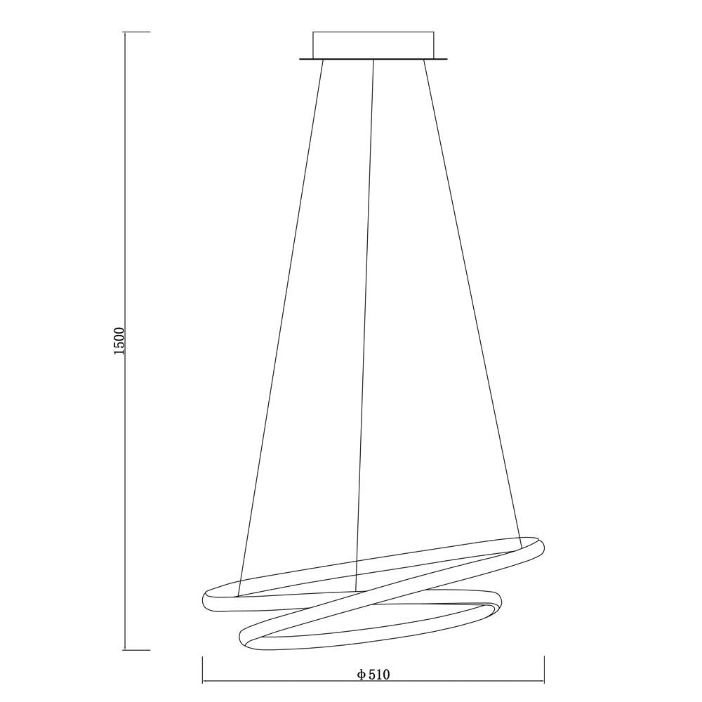 LED ПОЛИЛЕЙ FEEL LED ∙ 43W ∙ CCT-SWITCH ∙ 3000K-4000K-6400K / 004614