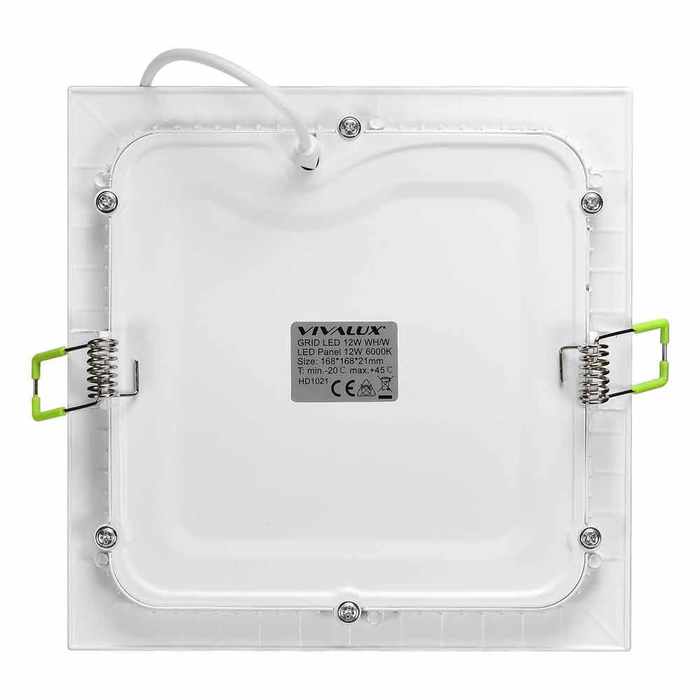 LED ПАНЕЛ GRID LED ∙ 12W ∙ 850LM ∙ БЯЛ ∙ 4000K / 003392