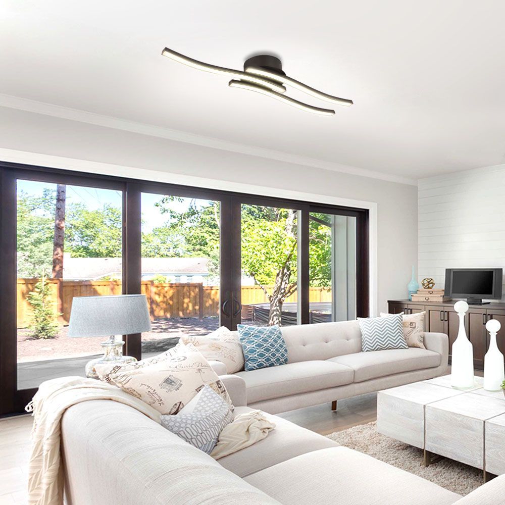 LED ПЛАФОН RIVER LED ∙ 18W ∙ ЧЕРЕН ∙ 4000K / 005038