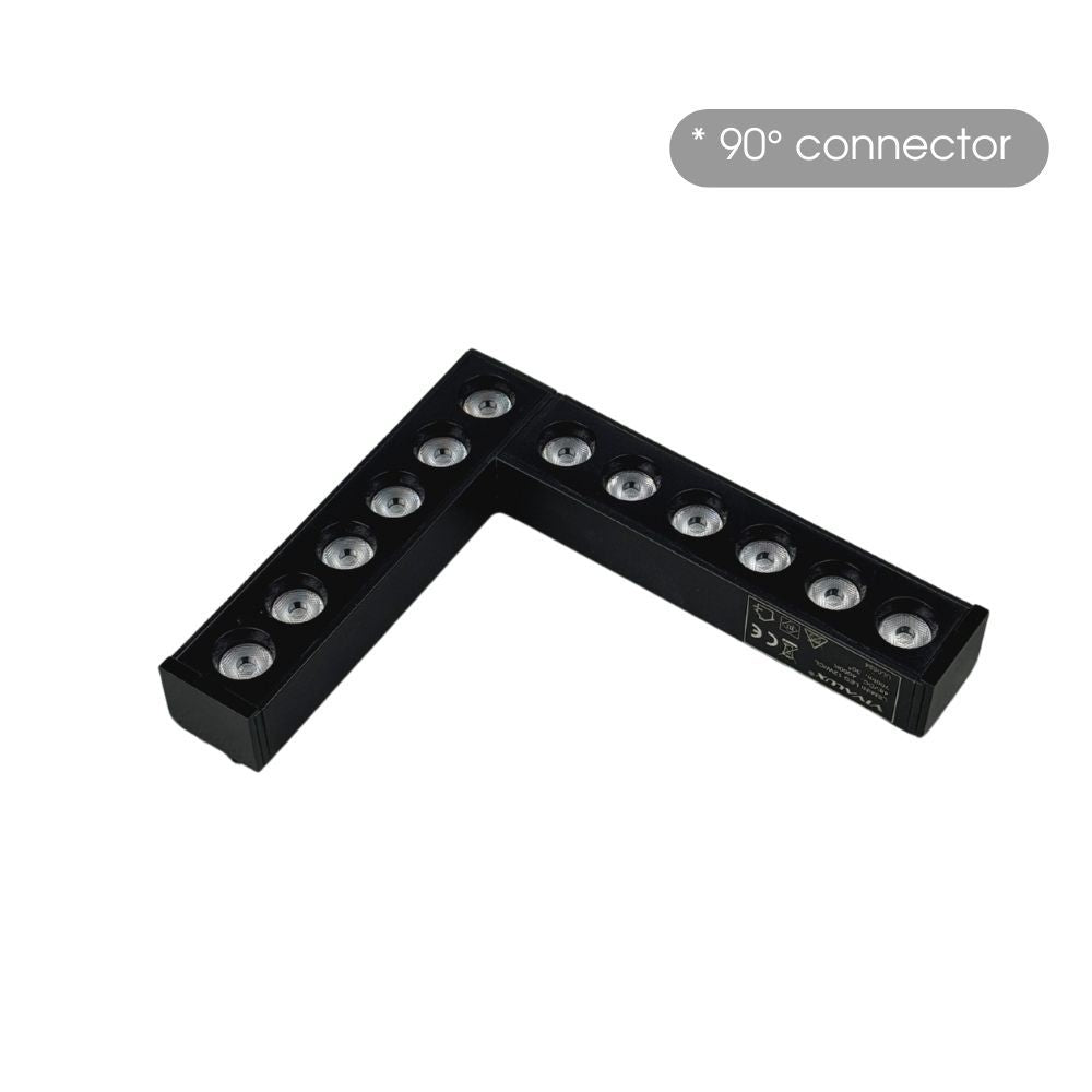 SLIM25 МАГНИТЕН LED ЪГЪЛ LEMINI LED ∙ 12W ∙ ЧЕРЕН ∙ 4000K / 004933