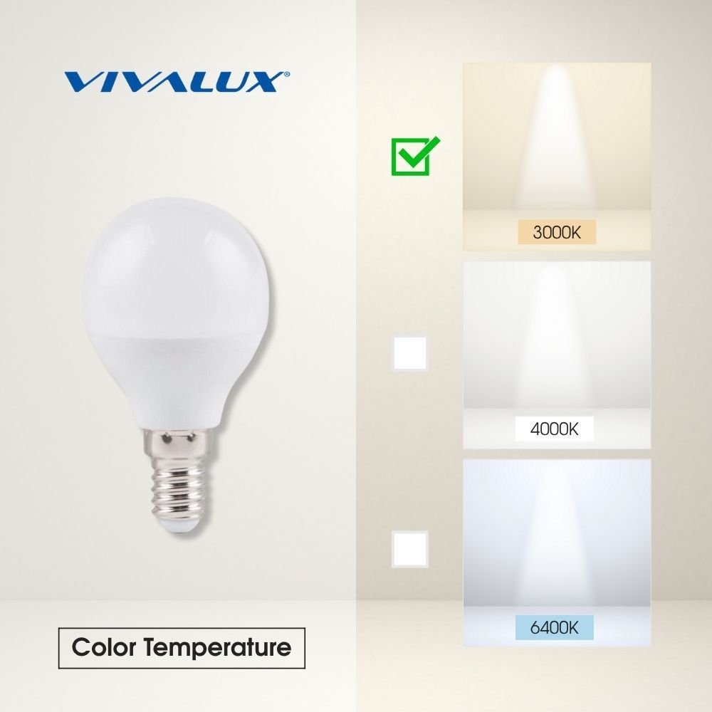 LED ЛАМПА MAX LED ∙ 8W ∙ 806LM ∙ E14 ∙ 3000K / 004459