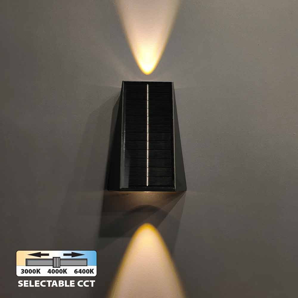 СОЛАРЕН LED АПЛИК POLUX SOLAR LED ∙ 4W ∙ 3000K-4000K-6400K ∙ IP54 / 004789