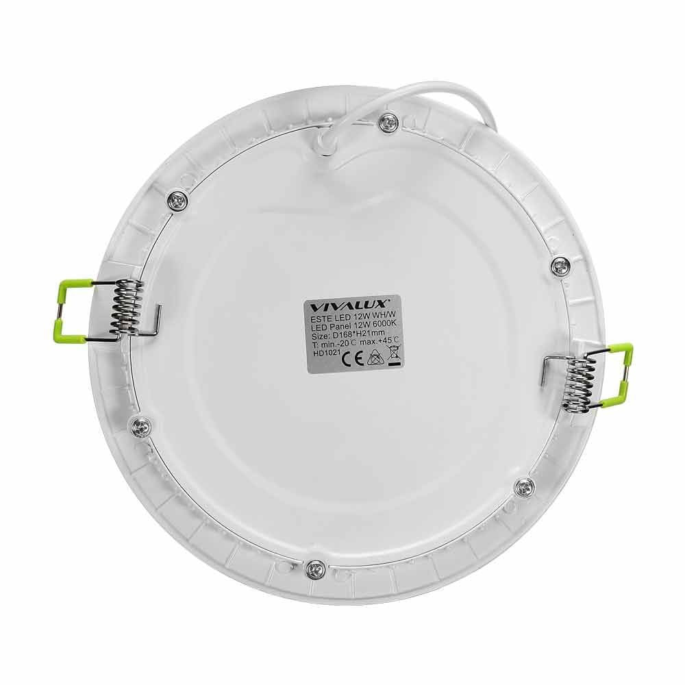 LED ПАНЕЛ ESTE LED ∙ 12W ∙ 850LM ∙ БЯЛ ∙ 6000K / 004588
