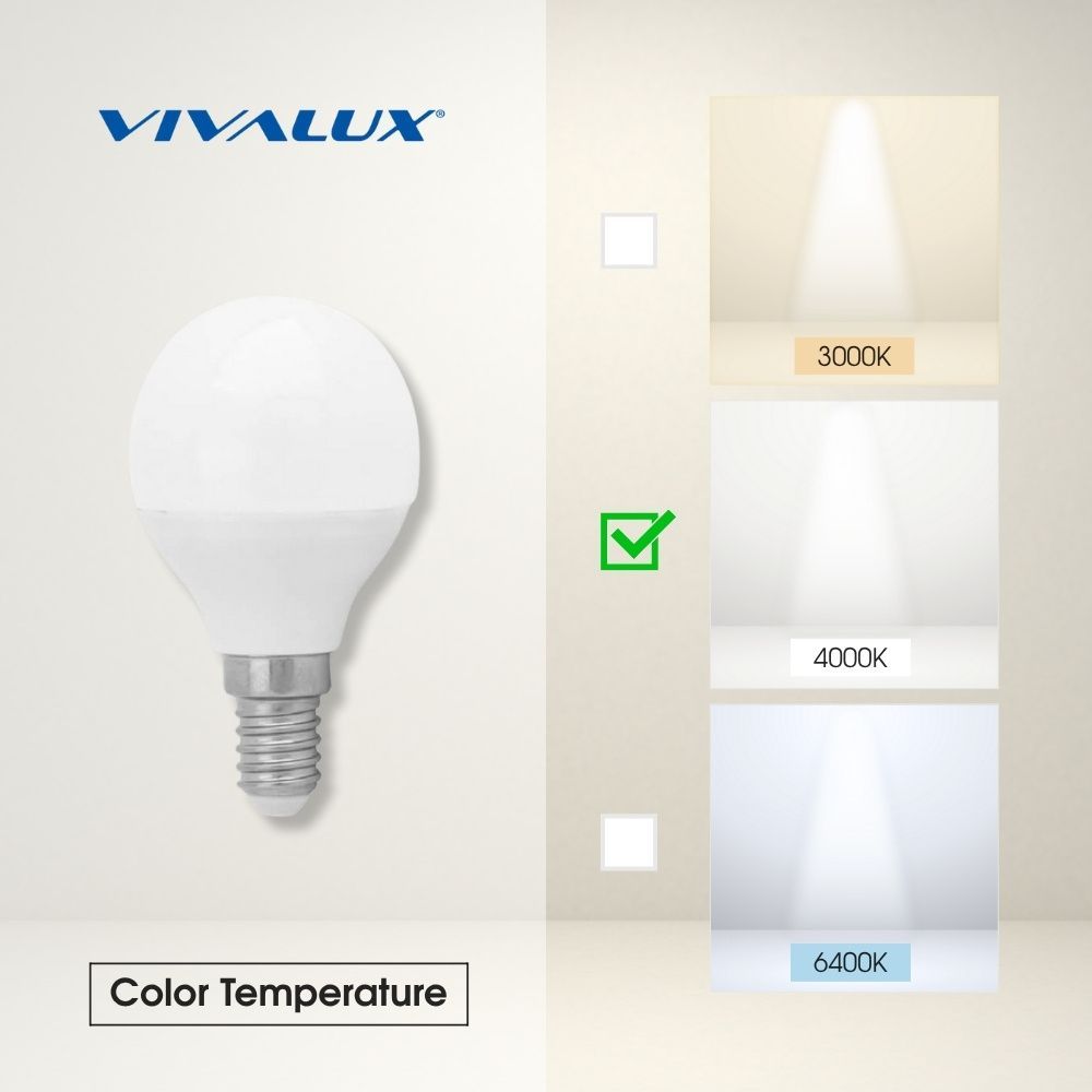 LED ЛАМПА CAMEO LED ∙ 6W ∙ 480LM ∙ E14 ∙ 4000K / 003409