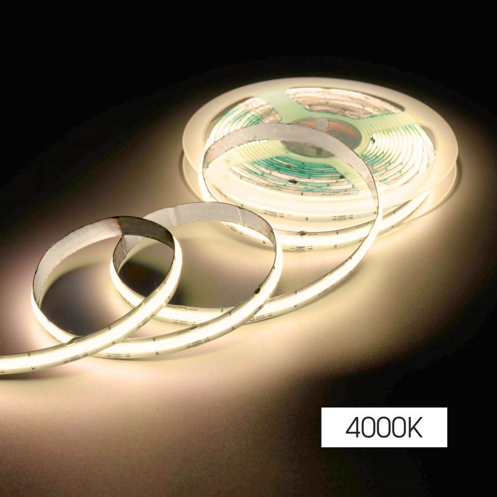 LED ЛЕНТА ELIT LED 11w/m ∙ 320 COB ∙ 24VDC ∙ 4000K ∙ 5М / 004690