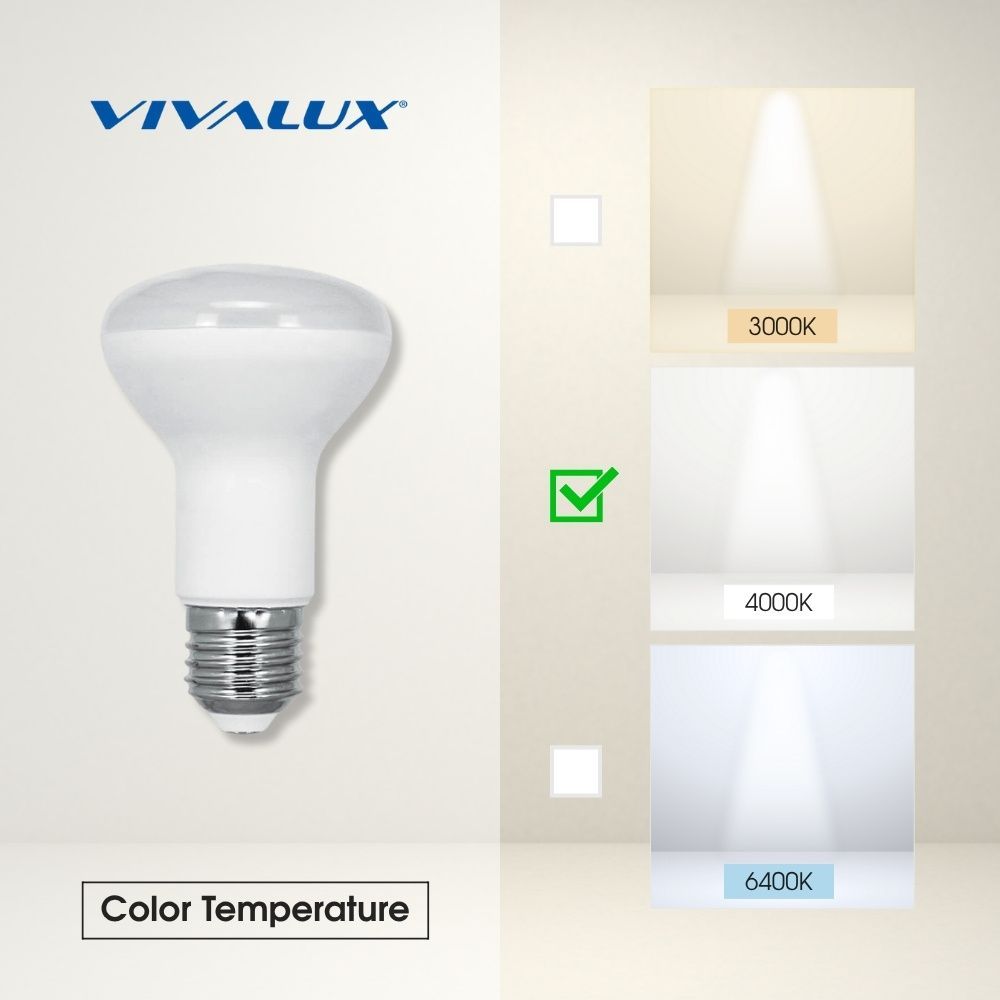 РЕФЛЕКТОРНА LED ЛАМПА RAVE LED ∙ R63 ∙ 8W ∙ 640LM ∙ E27 ∙ 4000K / 003830