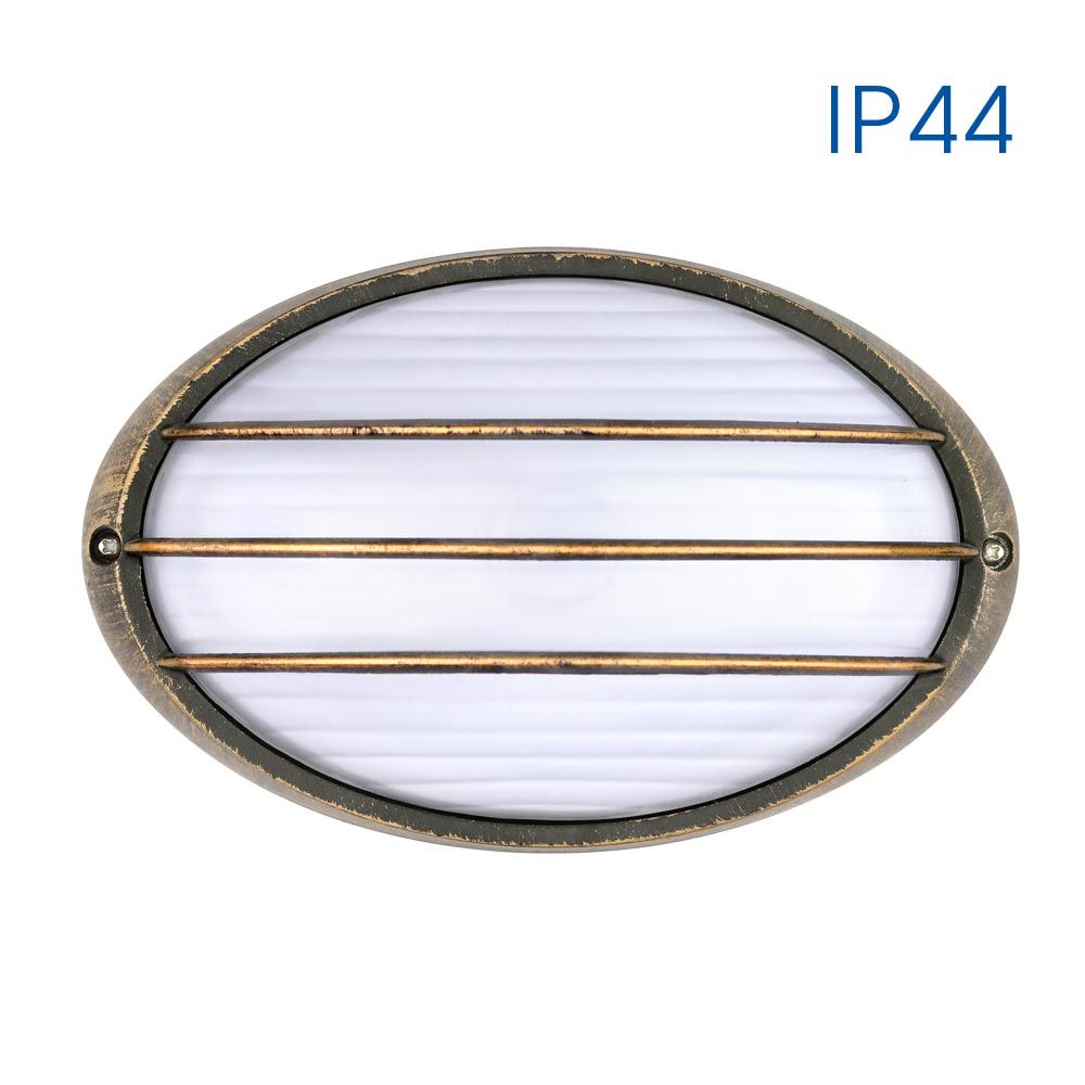 АПЛИК PETRA-2 ∙ 1 X E27 ∙ АНТИЧНО ЗЛАТО ∙ IP44 / 004499