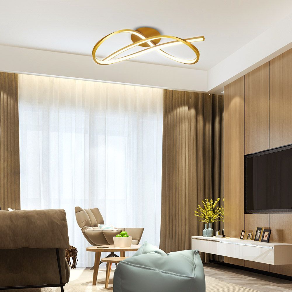 LED ПЛАФОН MIRAGE LED ∙ 33W ∙ ЗЛАТО ∙ CCT-SWITCH ∙ 3000-4000-6000K / 004861