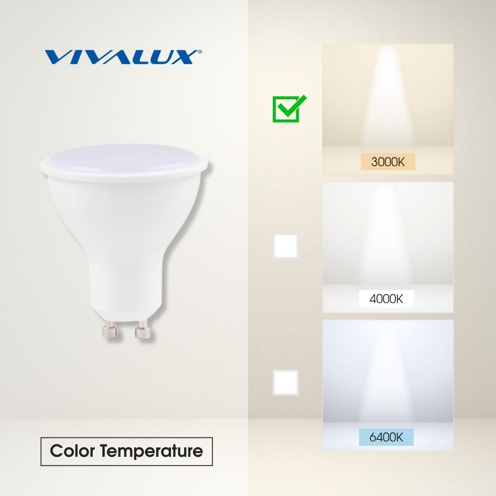 LED ЛАМПА XARD LED ∙ JDR ∙ 5W ∙ 350LM ∙ GU10 ∙ 3000K / 003343