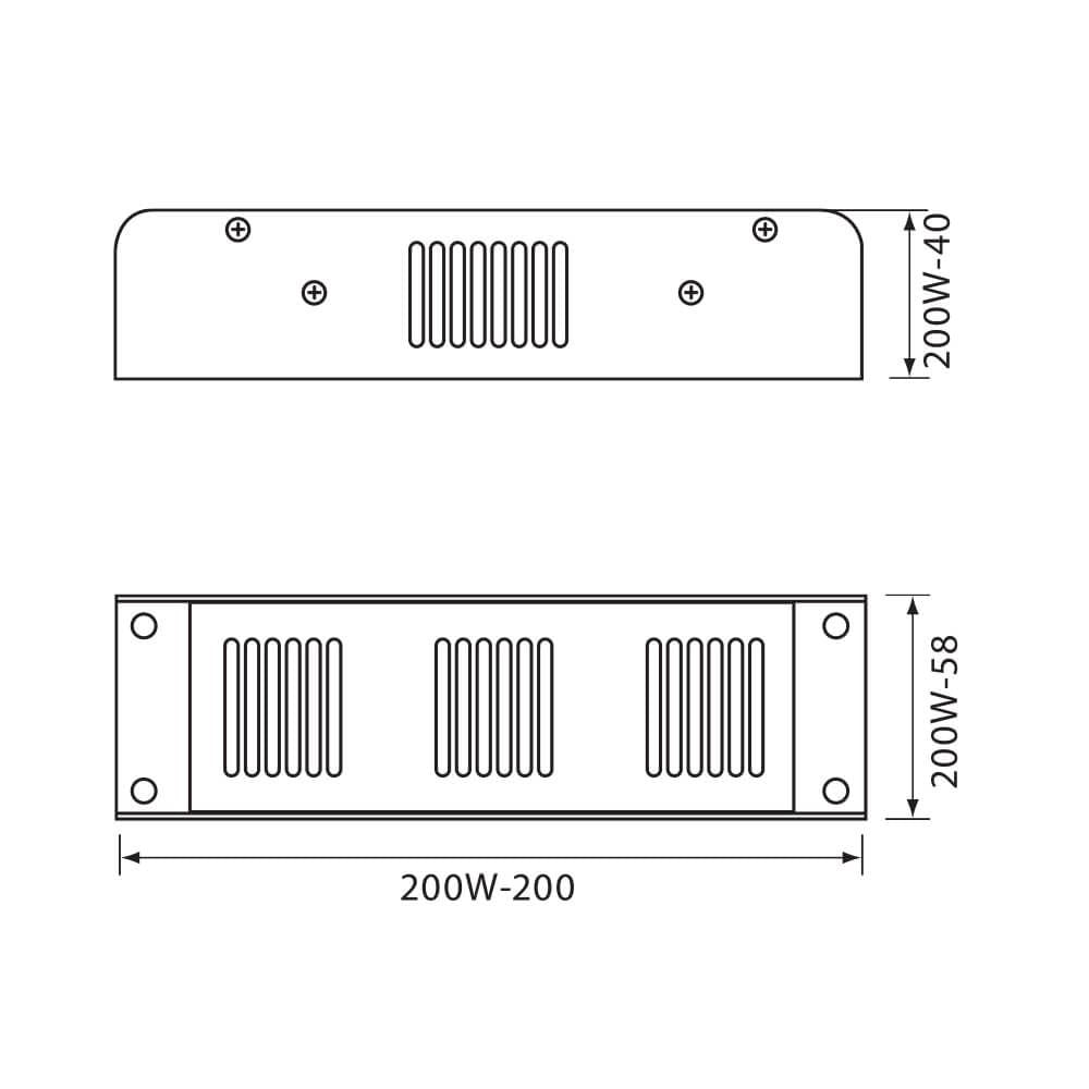 LED ЗАХРАНВАНЕ SMPD LED DRIVER ∙ 200W / 003898