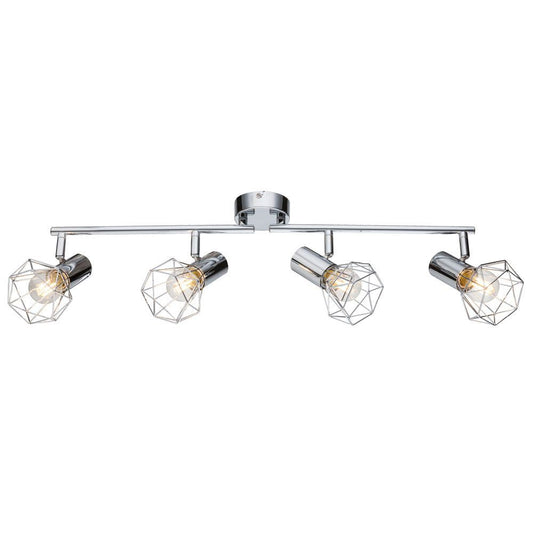 Линеен спот ANEKE ∙ SP776 ∙ подвижни рамена ∙ 4xE14 ∙ хром / 005029