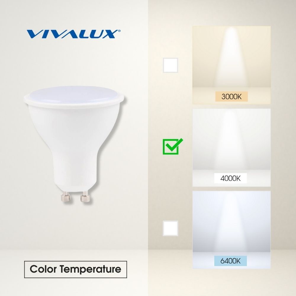 LED ЛАМПА XARD LED ∙ JDR ∙ 5W ∙ 350LM ∙ GU10 ∙ 4000K / 003645