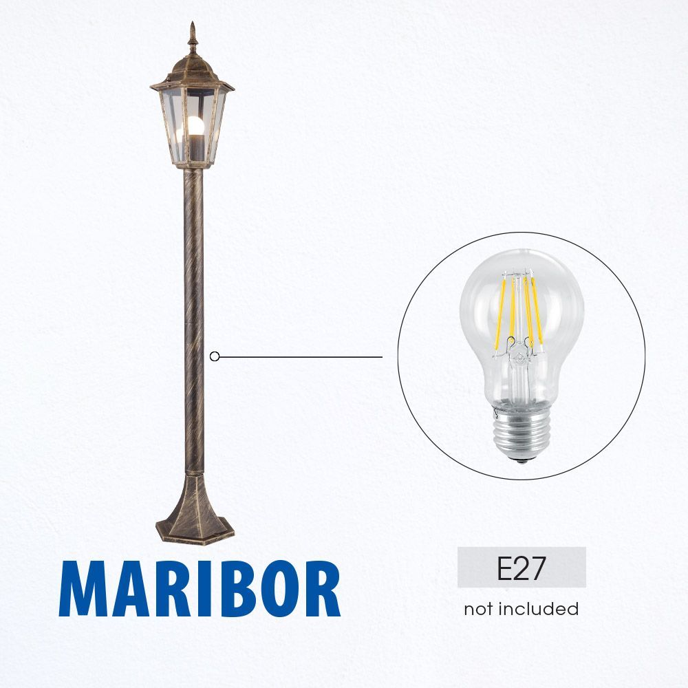 ФЕНЕР MARIBOR ∙ PS001 ∙ АНТИЧЕН МЕСИНГ ∙ IP44 / 004194