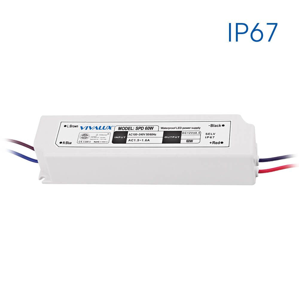 LED ЗАХРАНВАНЕ SPD SLIM LED DRIVER ∙ 60W ∙ IP67 / 003652