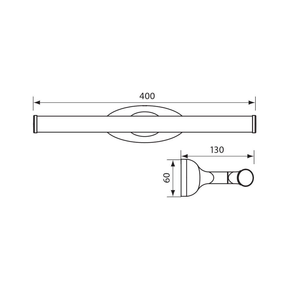 LED ТЯЛО ЗА БАНЯ WALLY LED ∙ 6W ∙ 4000K ∙ IP44 / 004014