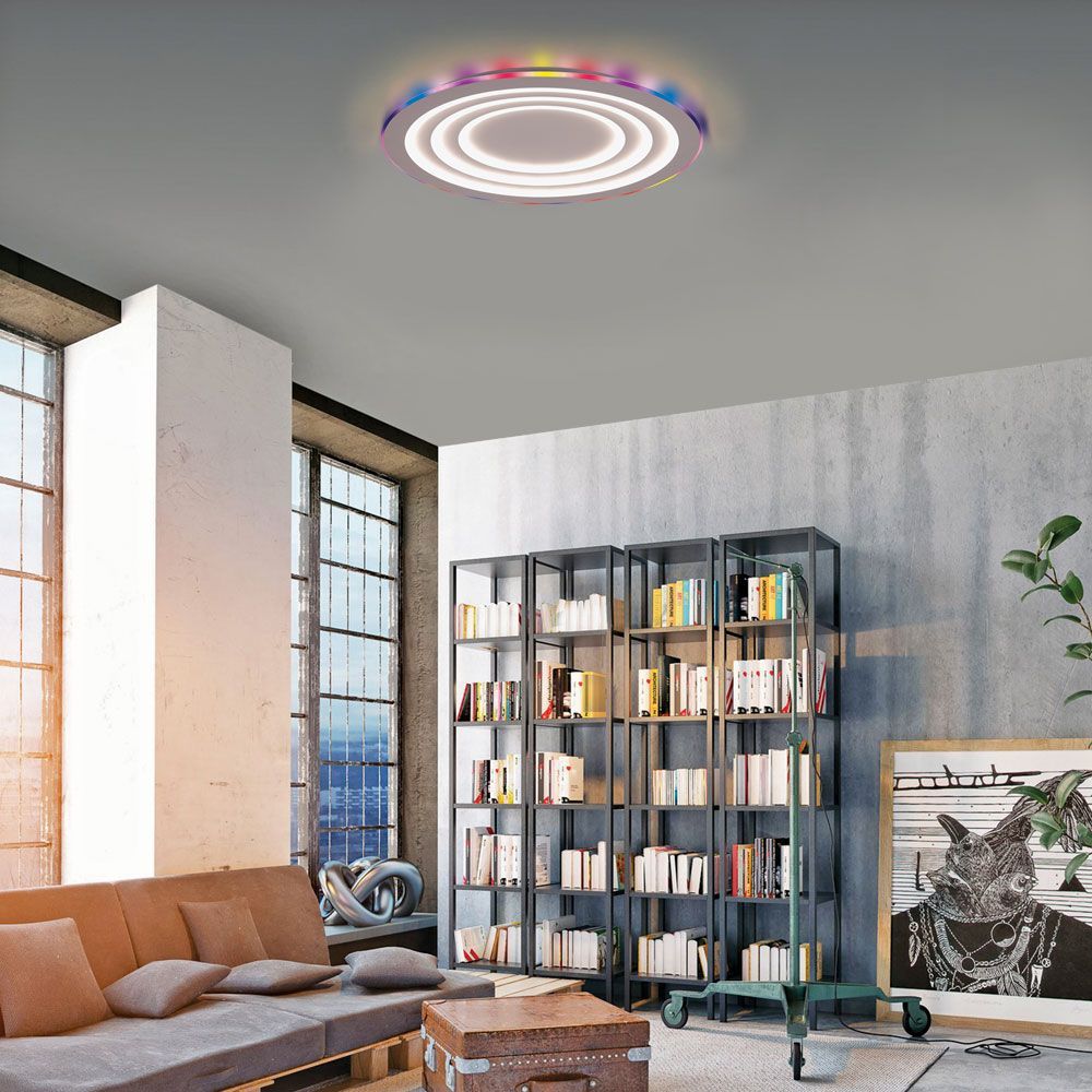МУЛТИФУНКЦИОНАЛНА LED ПЛАФОНИЕРА С ДИСТАНЦИОННО DALIA LED ∙ 80W ∙ RGB+CCT ∙ 3000-6000K / 005170