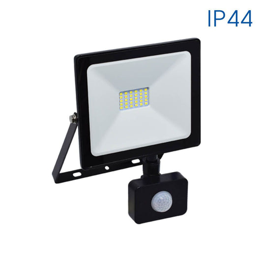 LED ПРОЖЕКТОР СЪС СЕНЗОР NYX LED ∙ 20W ∙ ЧЕРЕН ∙ 6400K ∙ IP44 / 003974