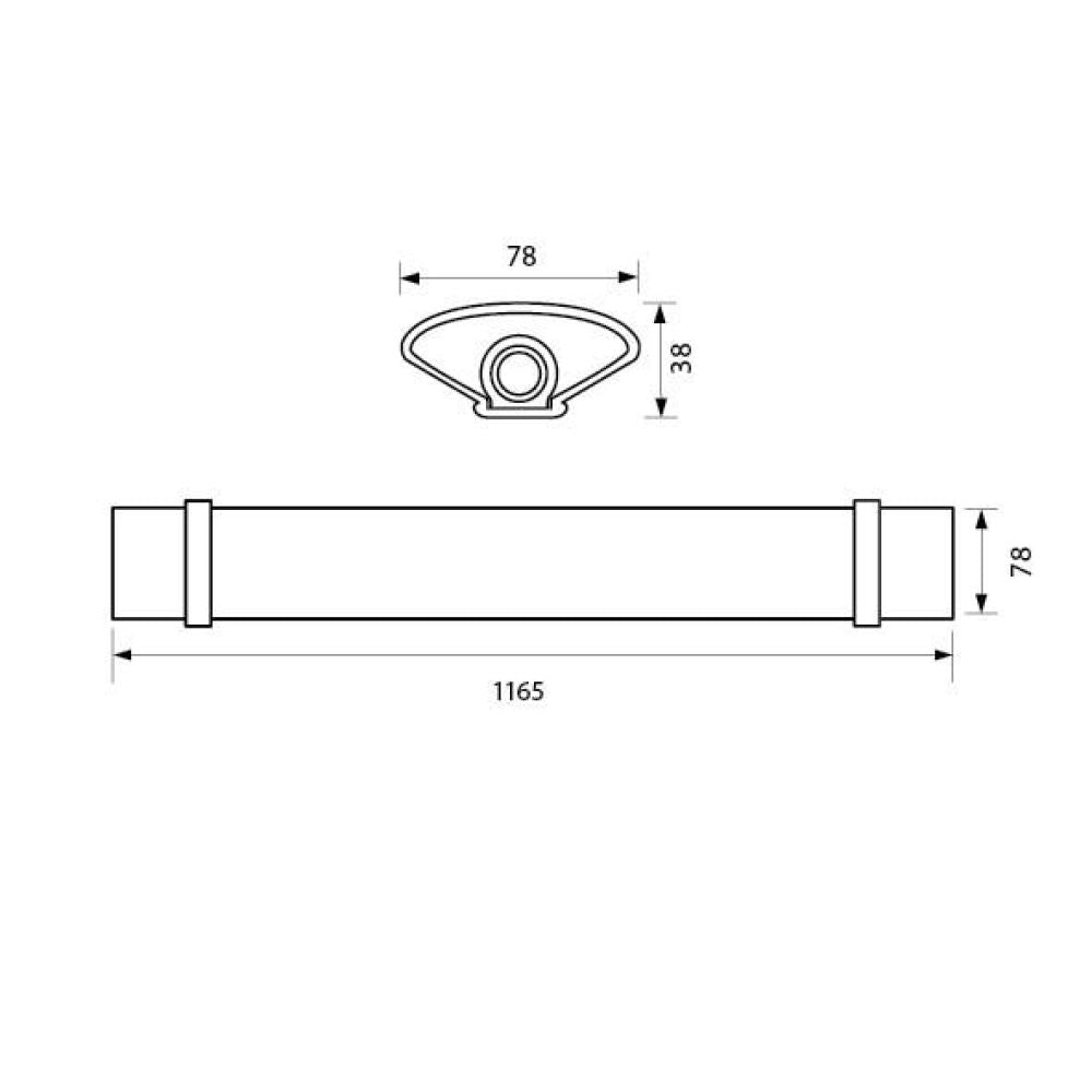 ИНДУСТРИАЛНО LED ОСВЕТИТЕЛНО ТЯЛО KENT LED ∙ 36W ∙ 1200MM ∙ 4000K ∙ IP65 / 005081