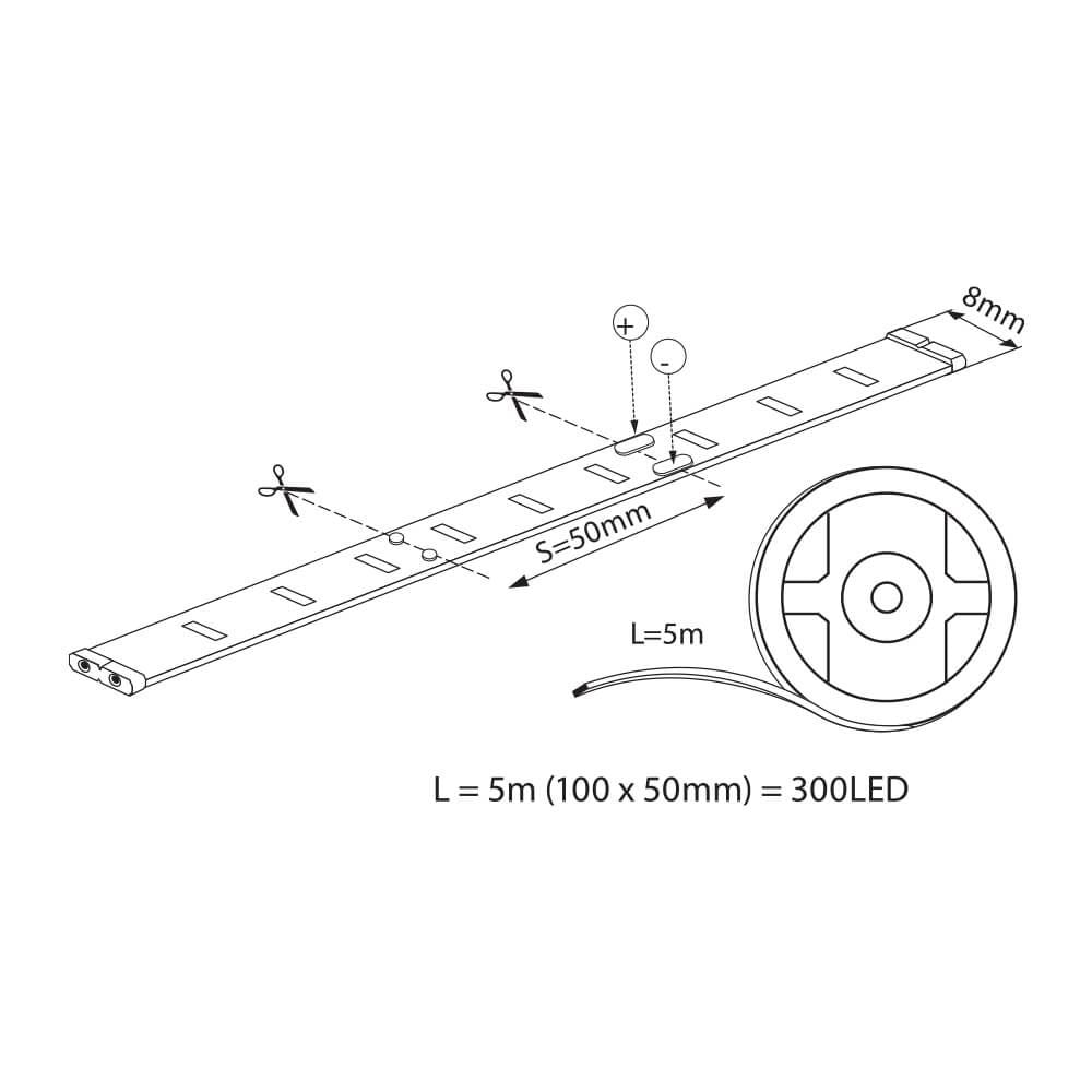 LED ЛЕНТА CODA LED ∙ 2700K ∙ 5M / 002767