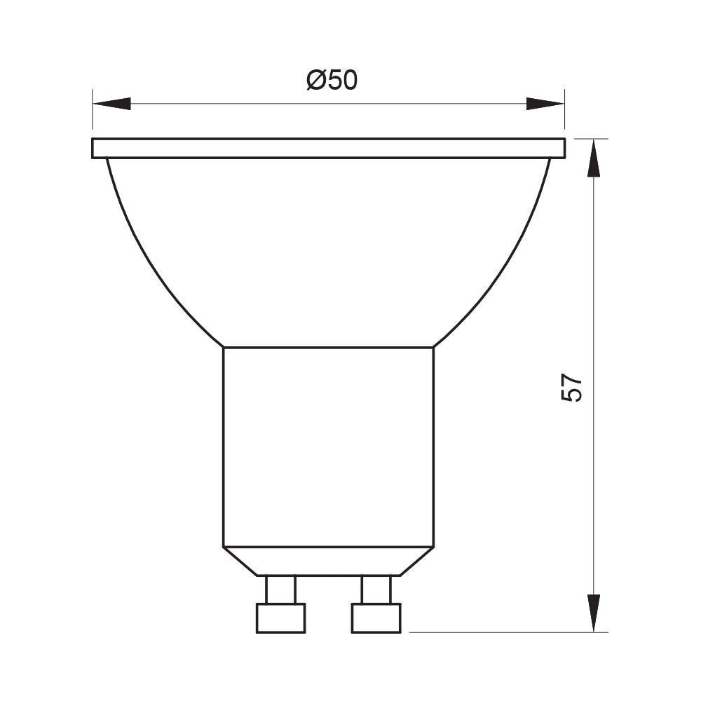 ДИМИРУЕМА LED ЛАМПА VOLUX LED ∙ JDR ∙ 7W ∙ 560LM ∙ GU10 ∙ 4000K / 005065