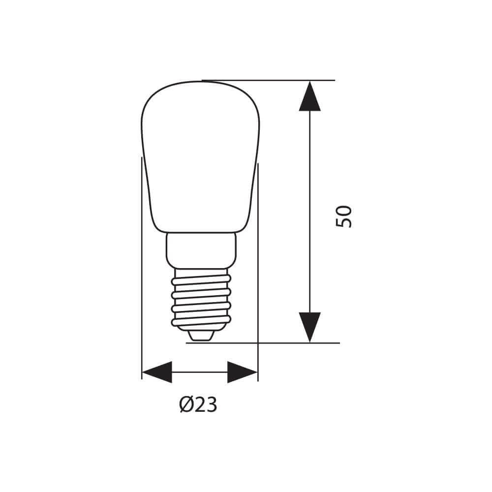 LED ЛАМПА ЗА ХЛАДИЛНИК/ФРИЗЕР FRIGO LED ∙ 1.5W ∙ 130LM ∙ E14 ∙ 4000K / 003491