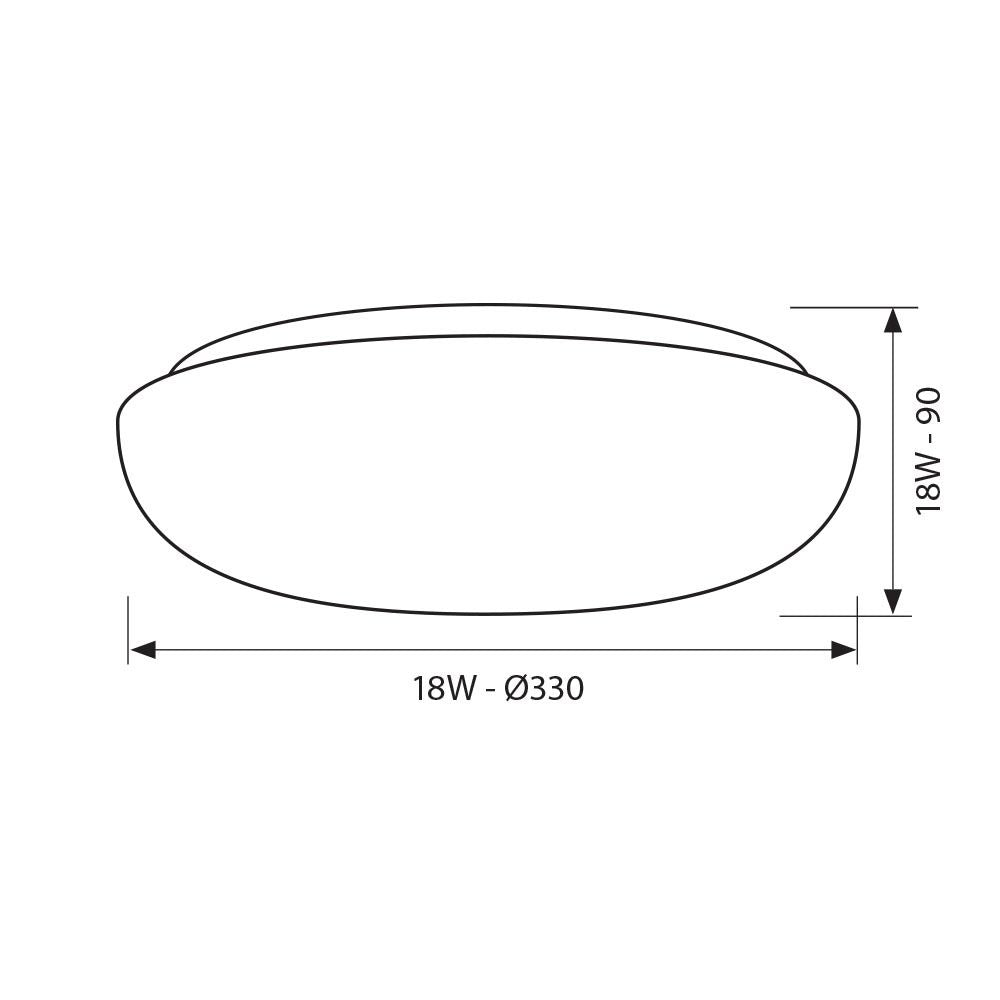 ДЕКОРАТИВНА LED ПЛАФОНИЕРА NUVOLA LED ∙ 18W ∙ 4000K / 003690