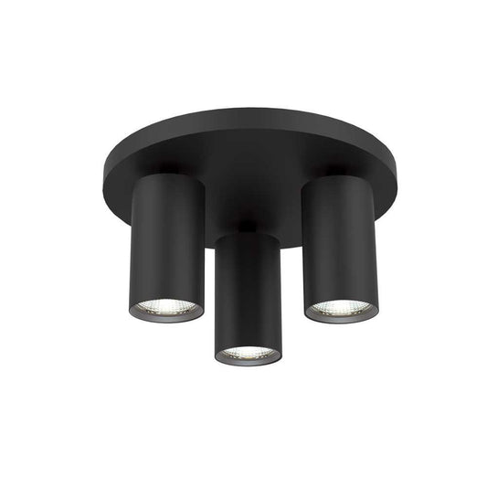 КРЪГЪЛ СПОТ ЗА ТАВАН SP713-3R BK LUX ∙ ЧЕРЕН ∙ 3XGU10 / 004564