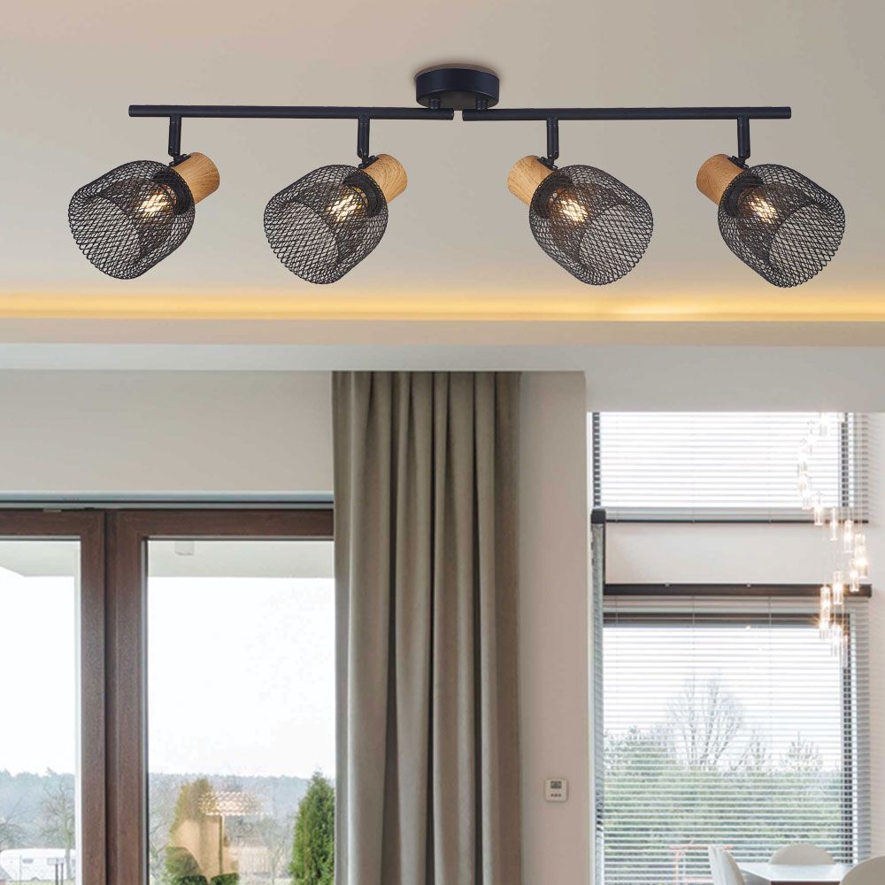 СПОТ BRIA ∙ SP793 ∙ 4XE27 ∙ МРЕЖА ∙ ЧЕРЕН / 005087