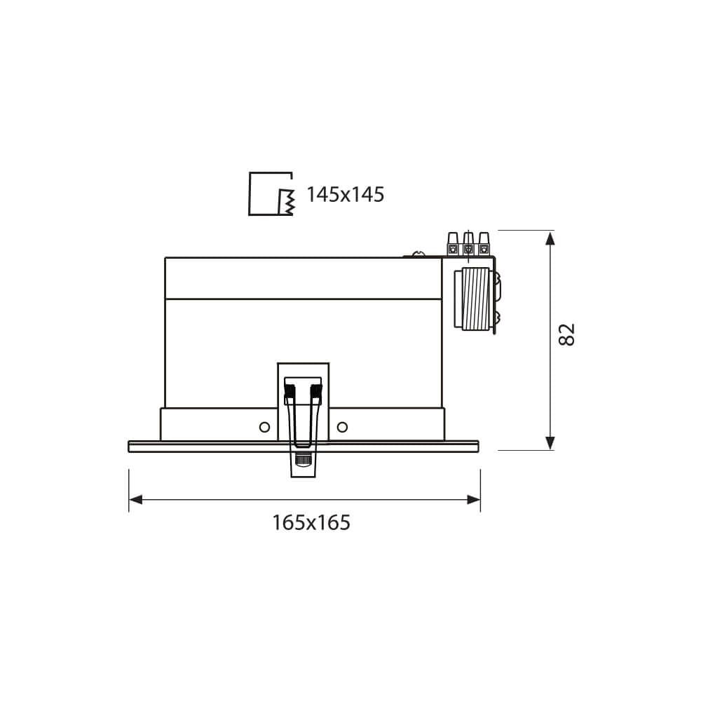 ЛУНА ЗА ВГРАЖДАНЕ DOCS ∙ 2X15W ∙ НИКЕЛ МАТ / 002818