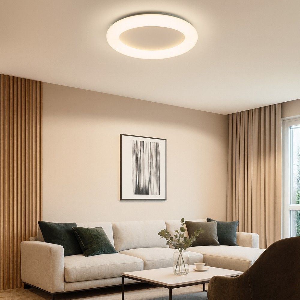 МУЛТИФУНКЦИОНАЛНА LED ПЛАФОНИЕРА С ДИСТАНЦИОННО CHELSEA LED ∙ 45W ∙ CCT ∙ 3000-6000K / 005172