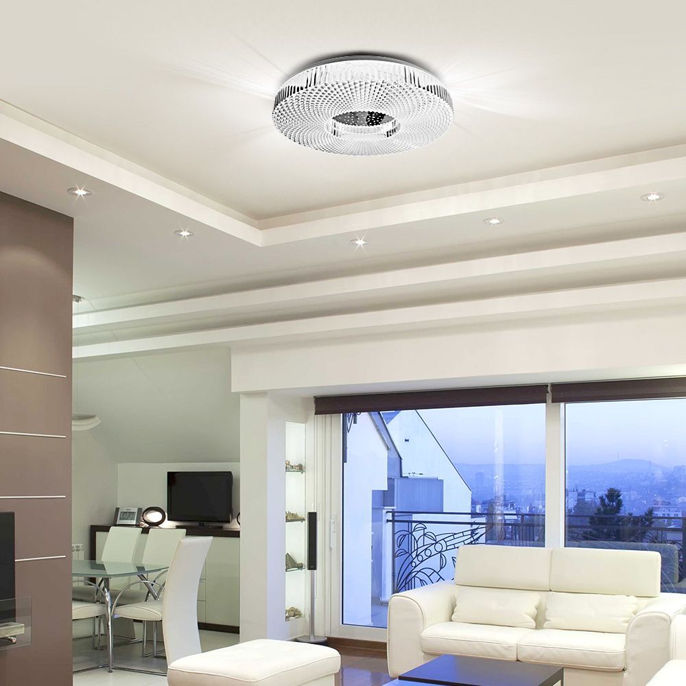 МУЛТИФУНКЦИОНАЛНА LED ПЛАФОНИЕРА С ДИСТАНЦИОННО ARIA LED ∙ 75W ∙ 3000-6400K / 004427