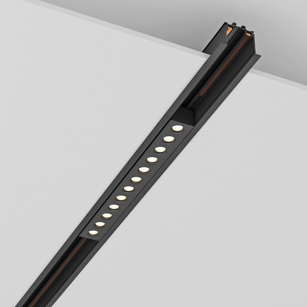 SLIM25 МАГНИТНО LED ОСВЕТИТЕЛНО ТЯЛО DIVISION LED ∙ 12W ∙ ЧЕРЕН ∙ 3000K / 004906