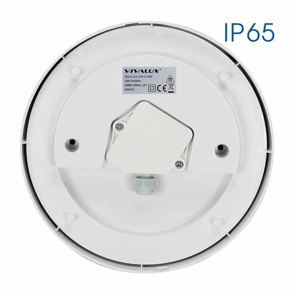 LED ПЛАФОНИЕРА DOLCE/R LED ∙ 15W ∙ БЯЛ ∙ 4000K ∙ IP65 / 004747