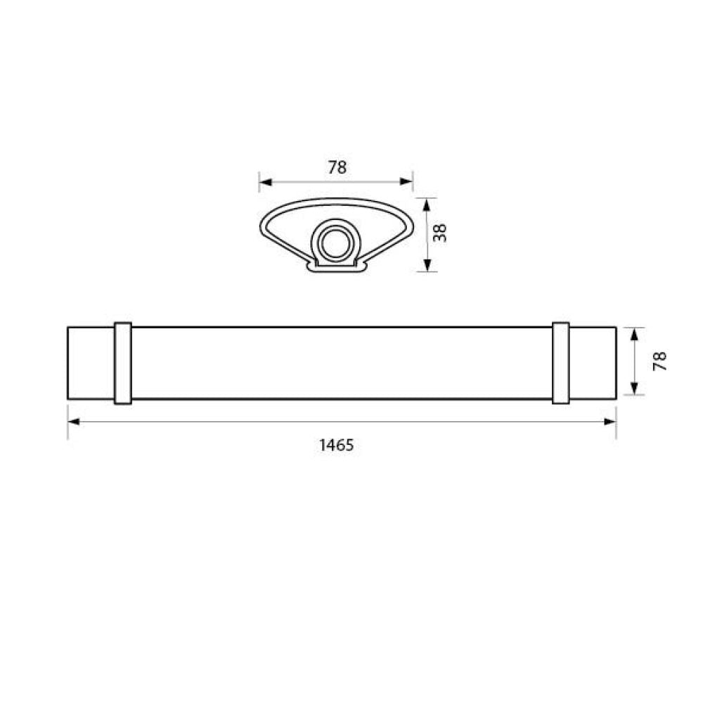 ИНДУСТРИАЛНО LED ОСВЕТИТЕЛНО ТЯЛО KENT LED ∙ 45W ∙ 1500MM ∙ 4000K ∙ IP65 / 005082