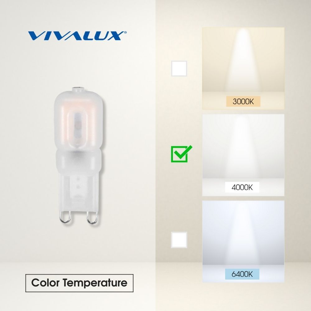 LED ЛАМПА GLEM LED ∙ 2W ∙ 200LM ∙ G9 ∙ 4000K / 003671