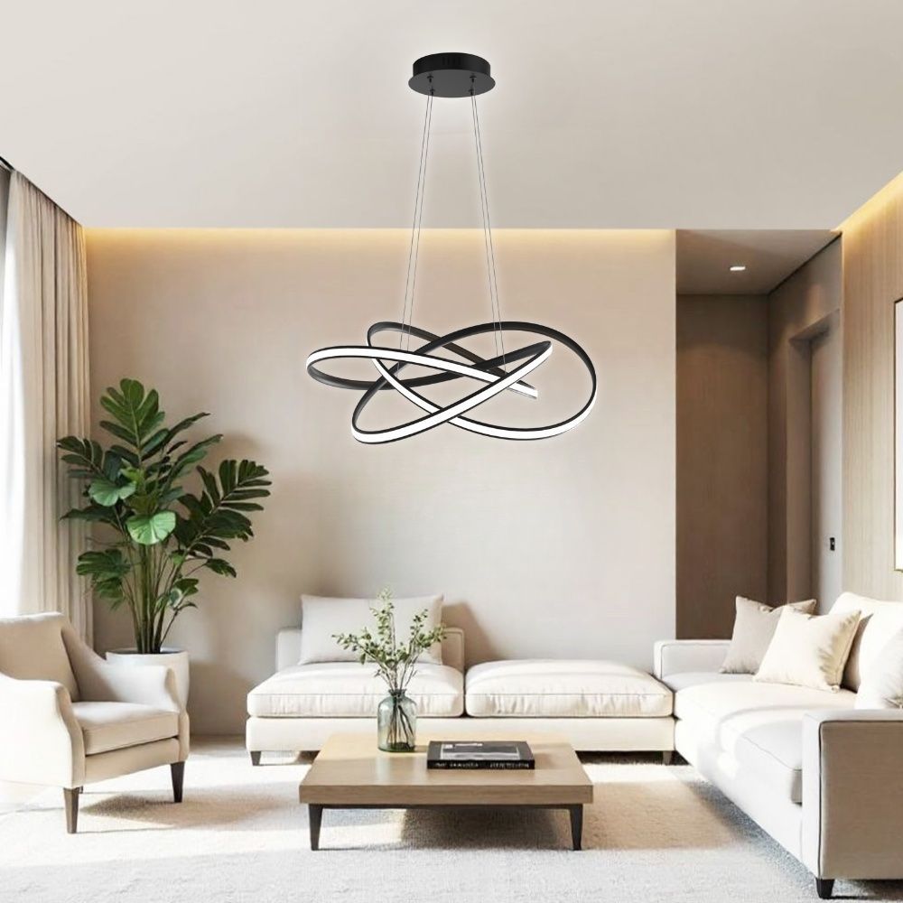 LED ПОЛИЛЕЙ MAREA LED ∙ 60W ∙ ЧЕРНО ∙ CCT-SWITCH ∙ 3000-4000-6000K / 004867