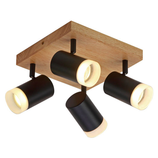 Квадратен спот за таван SP731-4SQ BENITO ∙ черен ∙ 4xGU10 / 004880