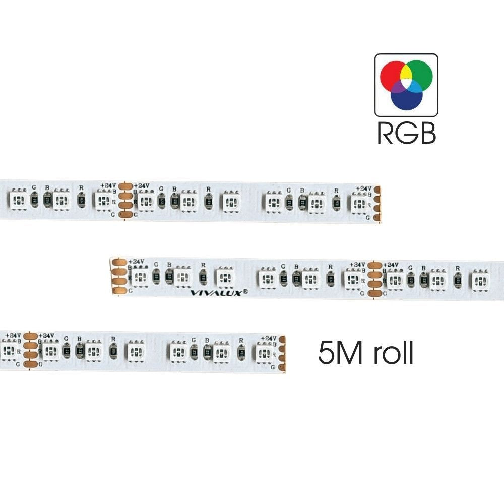 LED ЛЕНТА PIXEL LED 18w/m ∙ 120 SMD3535 ∙ 24VDC ∙ RGB ∙ 5М / 004975