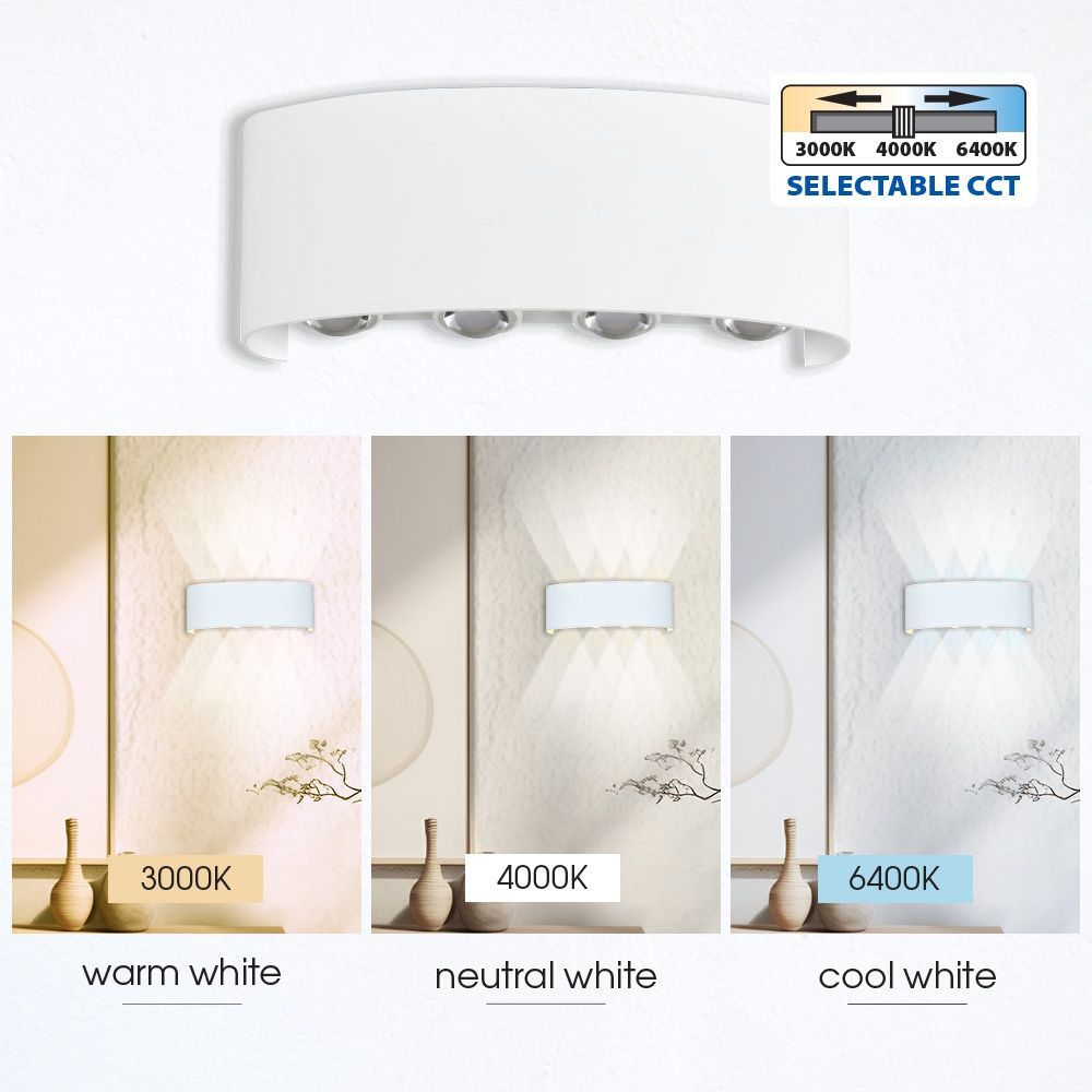 LED ОСВЕТИТЕЛНО ТЯЛО ARUBA LED ∙ 8W ∙ 3000K-4000K-6400K ∙ IP65 / 004823