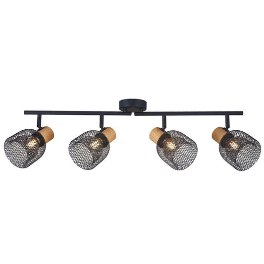 СПОТ BRIA ∙ SP793 ∙ 4XE27 ∙ МРЕЖА ∙ ЧЕРЕН / 005087