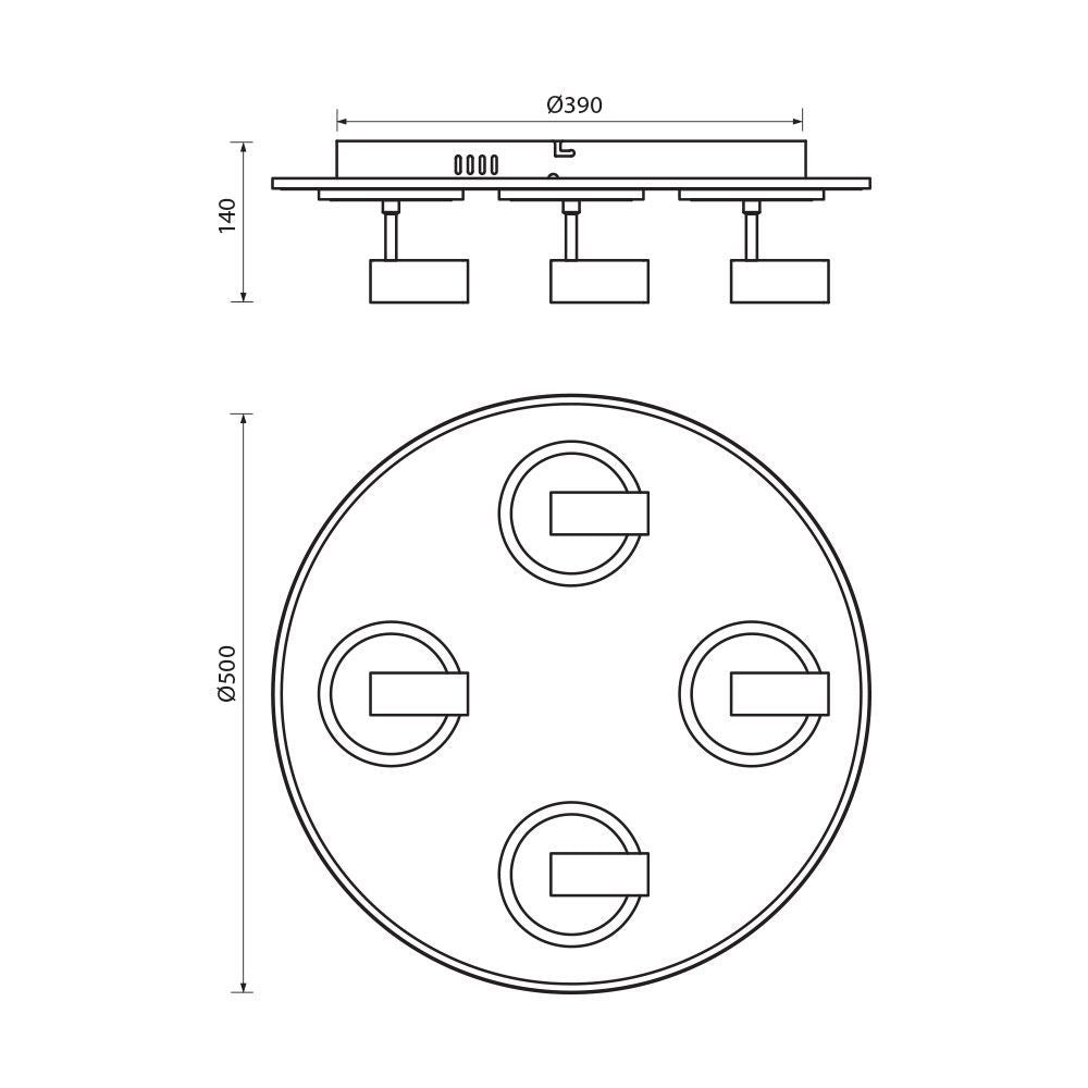 МУЛТИФУНКЦИОНАЛНА LED ПЛАФОНИЕРА С ДИСТАНЦИОННО DOROTHY LED ∙ 74W ∙ CCT ∙ 3000-6000K / 005155