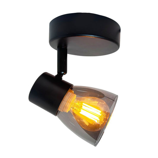 Спот DANTE ∙ SP785 ∙ 1xE14 ∙ опушено стъкло ∙ черен / 005047