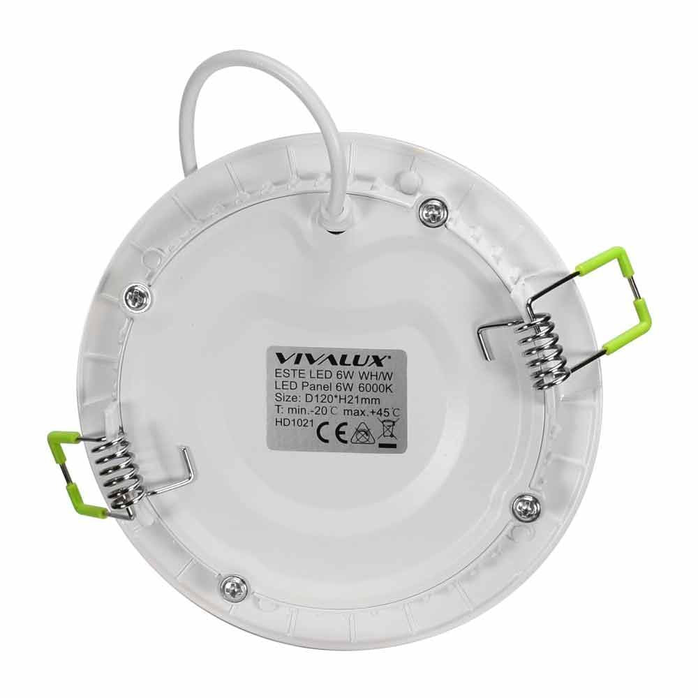 LED ПАНЕЛ ESTE LED ∙ 6W ∙ 400LM ∙ БЯЛ ∙ 6000K / 004587