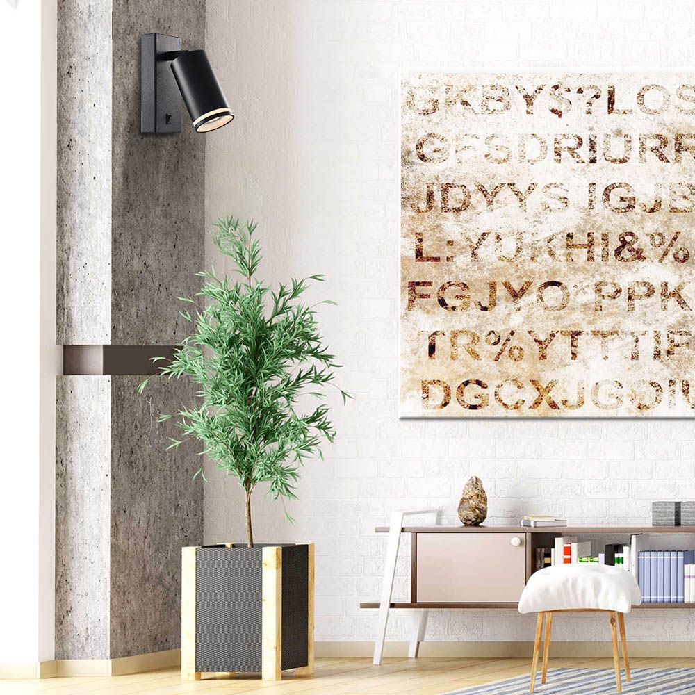 СПОТ ЗА СТЕНА С ПРЕКЪСВАЧ KING ∙ SP718 ∙ ЧЕРЕН / 004577