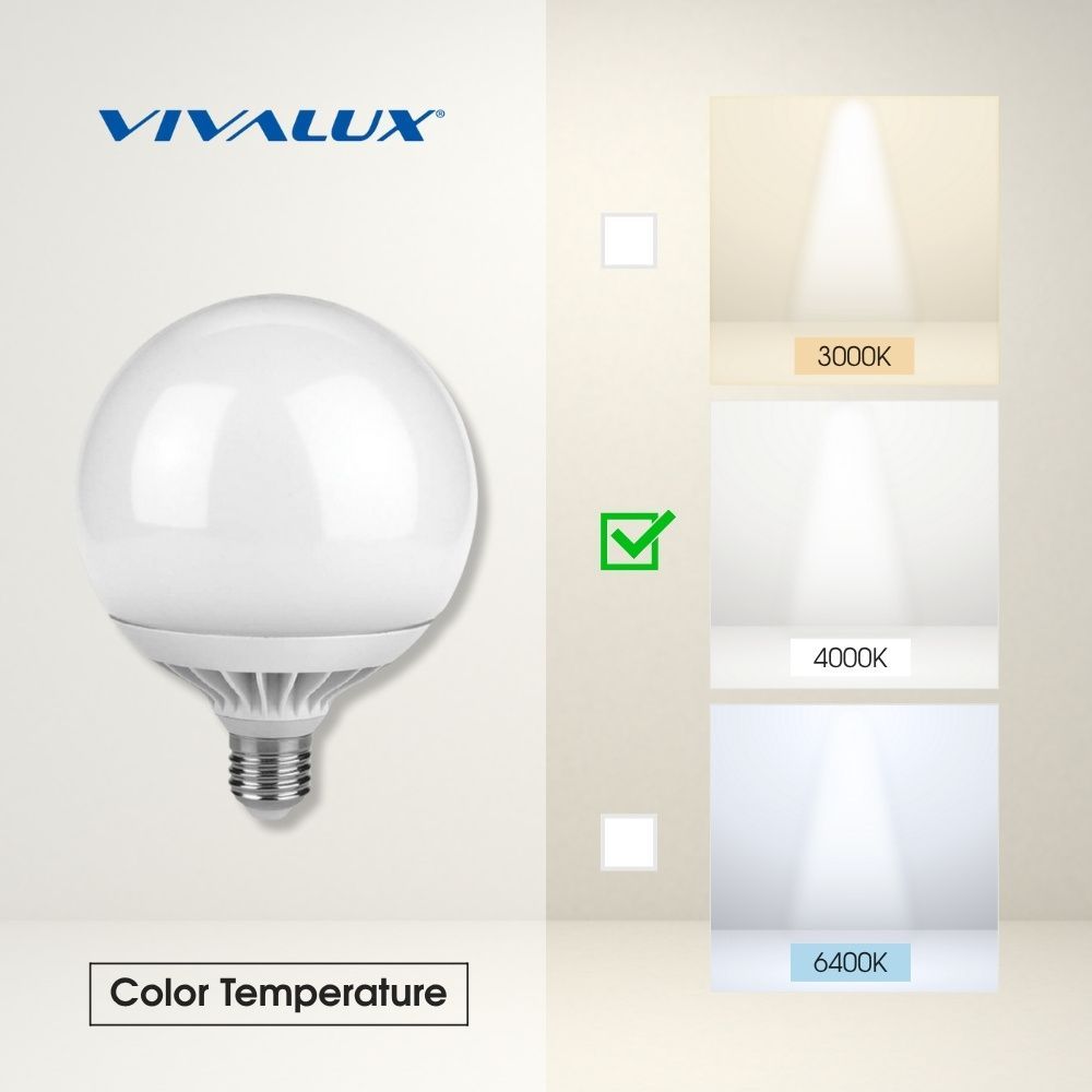 LED ЛАМПА ORBI LED ∙ G120 ∙ 18W ∙ 2000LM ∙ E27 ∙ 4000K / 003633