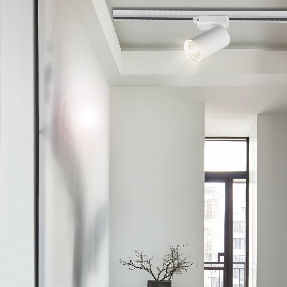 СПОТ ЗА РЕЛСОВ МОНТАЖ TL903 LUX ∙ 92 ММ ∙ БЯЛ ∙ GU10 / 004393