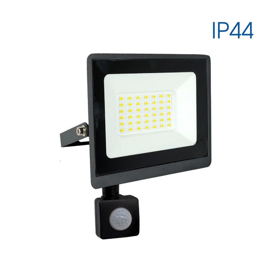 LED ПРОЖЕКТОР СЪС СЕНЗОР NYX LED ∙ 30W ∙ ЧЕРЕН ∙ 6400K ∙ IP44 / 003975